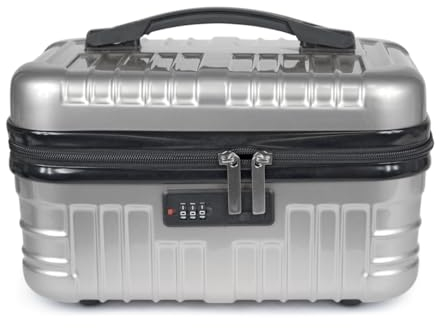 Vanity Schutzhülle PC/ABS, L 32,5 x H 20 x T 20,5 cm, Silber