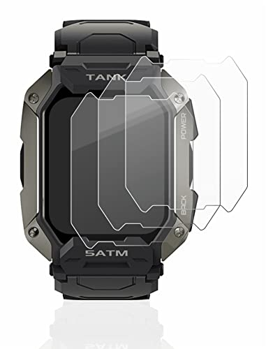 BROTECT (6 Stück Schutzglas für Kospet Tank M1 Schutzfolie Made in Germany Panzer Folie Glas Displayschutz [Kratzfest 9H, Anti-Fingerprint]