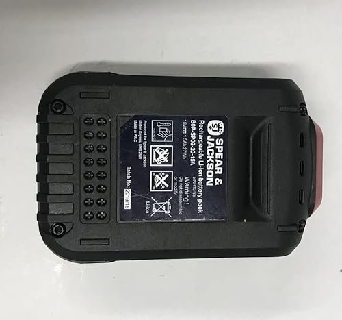 Garden Genuine Spear & Jackson B0P-SP02-20-15A Li-Ion 18V Replacement Battery