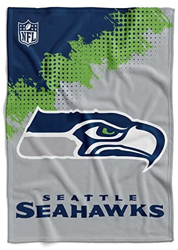 Seattle Seahawks NFL Flanell Decke Kuscheldecke Fleecedecke Steppdecke Velourdecke ** Throw Corner ** in 150 x 200 cm