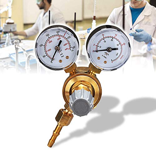 Yakimz Druckminderer, MINI Druckregler für Argon/CO2 Schutzgas Zu MIG/MAG WIG TIG Schweißgerät Mehrwegflaschen