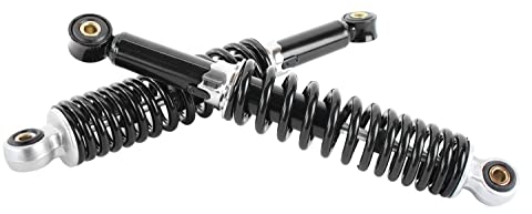 Satz Sport Stoßdämpfer, Federbeine 240mm M8 hydraulisch, 5-fach verstellbar, Simson KR51 Schwalbe, SR4-1 Spatz, SR4-2 Star, SR4-3 Sperber, SR4-4 Habicht, Schwarz