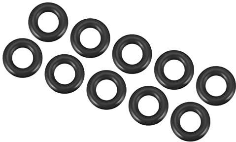 QUARKZMAN 10 Stücke Nitrilkautschuk O-Ringe Dichtungsring 9mm x 5mm x 2mm für Wasserhahn Klempner Reparatur Dichtung Verbindung, Schwarz