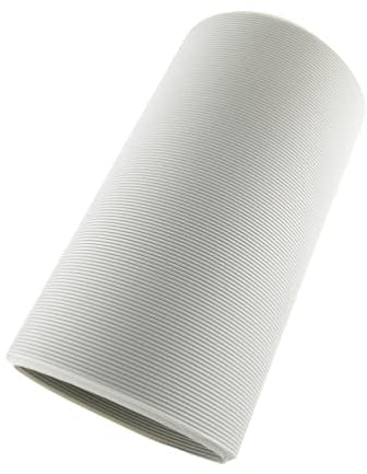 EVOLAR Abluftschlauch – flexibler Schlauch für mobile Klimageräte Klimaanlage Wäschetrockner Dunstabzugshaube – Ø 150 mm Länge 500 cm – Farbe: Weiß