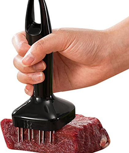 Lecerrot Martello per inteneritore di Carne,Inteneritore per Macchina per bistecche - Battitore per Carne Portatile, batticarne per Bistecca di Maiale in Acciaio Inossidabile per Bistecca di Tacchino