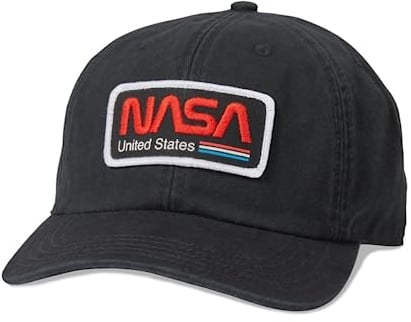 American Needle Hepcat NASA Cap SMU702A-NASA, Mens Cap with a Visor, Black, One Size EU