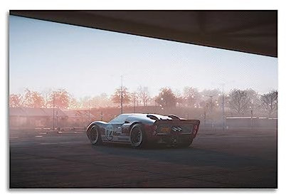 MITIN Super Auto-Poster für Ford GT40, Sportwagen, dekoratives Gemälde, Leinwand, Wand- und Kunstbild, Familienschlafzimmer-Dekor, 40 x 60 cm