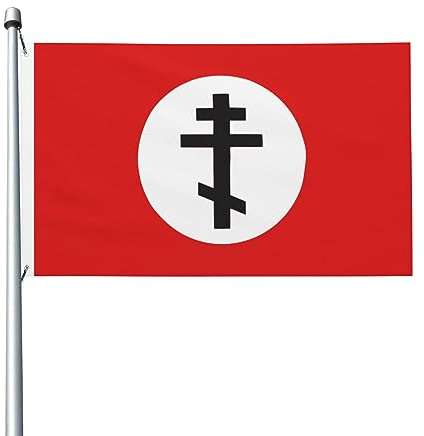 Nationale orthodoxe Flagge (fiktional), Flaggen, 90 x 150 cm, für den Außenbereich, doppelseitige Flagge, Polyester, leichte Flaggen, lustige Heimdekoration, 3 x 5 Flaggen