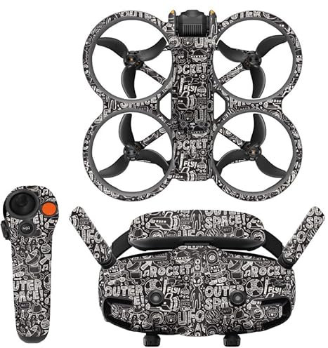 Aufkleber-Set, Schutzfolie für DJI AVATA 2 Drohne mit Vielzahl von Stilen, hochwertiges PVC (4)