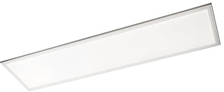 casa NOVA LED-Deckenleuchte - Weiß - Aluminium - Kunststoff - 119,5 x 29,5 cm - mit Fernbedienung