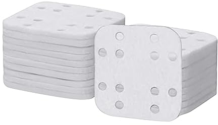 LIbgiubhy 20 Stück Luftbefeuchter Mineralaufnahme Entkalker Pads für LV600HH LV600S Heiß und Luftbefeuchter Filter Pad