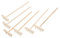 IWOWHERO 6 Piezas Herramientas de Caja de Arena Mini rastrillos de Arena Zen Arena Herramientas de jardín Zen rastrillos en Miniatura de Caja de Arena Adornos de rastrillo de Madera Beige
