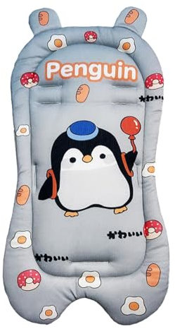 Uonguon Autositzeinlage, rutschfestes Kinderwagen-Kissen, waschbares -Sitzkissen, Stubenwagenkissen für Autositz, Hochstuhl-Auskleidung, Baby-Sitzkissen, Kinderwagen-Einlage für Kleinkinder,