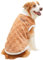 BRTNUP Fleece Hundepullover für Kleine Hunde Sweatshirt Winter Warme Hundejacke Hundemantel für Kleine Hund Katze Yorkie Chihuahua Kätzchen (Braun, M)