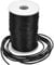 Rebower Nylon Satin Cord 3mm, 50m Nylon String for Bracelet Braided Thread [for Jewelry Making Necklace Chinese Knot Craft] - Black