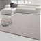Teppich-Traum Teppich Wohnzimmer Schlafzimmer Eingangsbereich Gang rutschfest weich mit angenehmem Uni-Design in Sand 200 x 280 cm