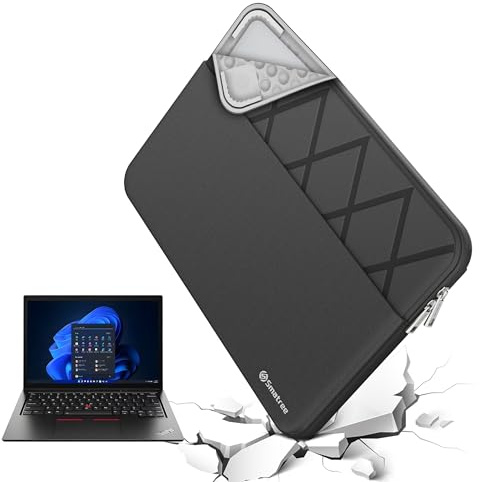 Smatree Housse pour ordinateur portable Lenovo 14e Chromebook Gen 2 14 avec poche pour accessoires, fermeture éclair YKK, design antichoc breveté (E429)