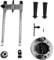Ohulelks Portable Drill Guide Attachment, Drill Adapter for Hand Drills, Universal Bench Clamp Holder, Repair Tool Stand