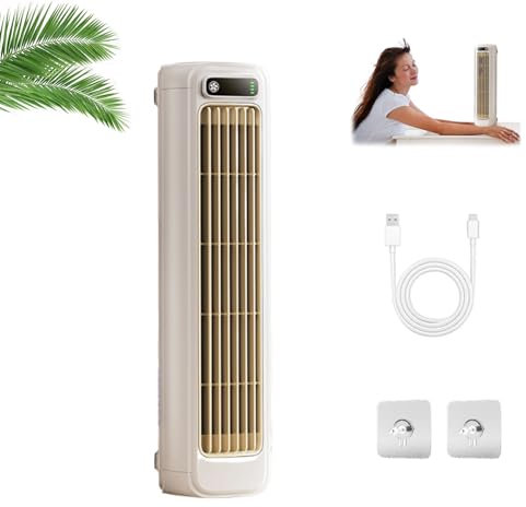 Brizaac Mini Aire Acondicionado Portátil, Enfriador Silencioso 3 Velocidades, Refresca en Verano - Solymall Ace, Migilife Ace (Beige)