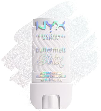NYX Professional Makeup Buttermelt Stix, Glow Boosting Highlighter Stick mit Sheabutter & butterweicher Textur für natürlichen Glazed-Glow, wischfest & bis 8h Halt, Farbe: That's So Melt
