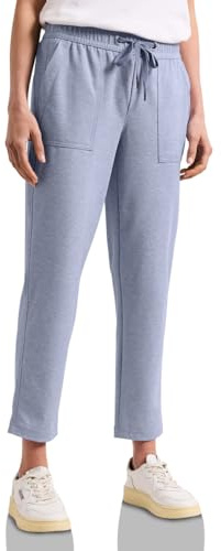 Street One Damen Mid Waist Slim Leg Hose mit Elastikbund 3817932