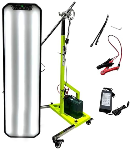 RIULPDR Auto Dellen Reparatur Lampe LED Reflektor Panel Dellen Reparatur Werkzeug Lackfrei mit verstellbarer Halterung (Batterien nicht enthalten)