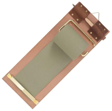 Yardwe Vintage Wandmontierter Notizblockhalter mit Ersatz Notizrolle und Holzstift für Küche und Büro im Rustikalen Stil