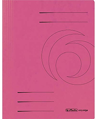Herlitz 11159910 Schnellhefter A4 aus Colorspankarton in fuchsia
