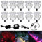 CHNXU LED Spot Encastrable Extérieur Mini Spot Encastré de Ø30mm Eclairage Encastrables Extérieur pour Terrasse Enterre IP67 Etanche DC12V Lumière pour Escalier (rgb, 10 kit)