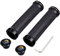 Topcabin® Fahrradgriffe, doppelseitig verriegelnde Lenkergriffe für Standardfahrräder, Mountainbikes, BMX-Räder, Schwarz (ein Paar)