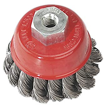 Sealey TKCB65 Ø65mm Twist Knot Wire Cup Brush M10 x 1.5mm
