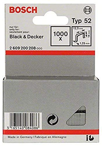 Bosch Accessories Bosch Professional 2609200208 1000 Tackerkla mmern 14/12,3 mm Typ52