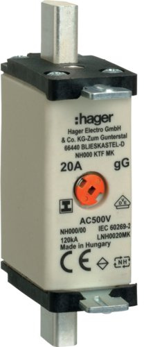 Hager LNH0020MK NH-Sicherung 20A 3St.