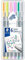 STAEDTLER 334 SB6CS1 Fineliner triplus (ergonomische Dreikantform, hohe Qualität, superfeine Spitze, Set Pastel mit 6 brillanten Farben, Linienbreite 0,3 mm)