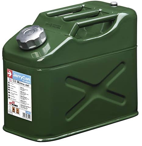 Sumex KANGR10 Bidon à Carburant Métallique U.N Approuvé Bouchon Visible 10L