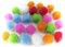 One for All Glitzer-Pompons für Bastelarbeiten, 40 mm, Multicolored, Dekoration, Partys, Feiern