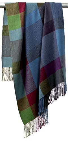 Lorenzo Cana Alpakadecke 100% Alpaka Fair Trade Decke Wohndecke handgewebt Sofadecke Tagesdecke Kuscheldecke 9603277