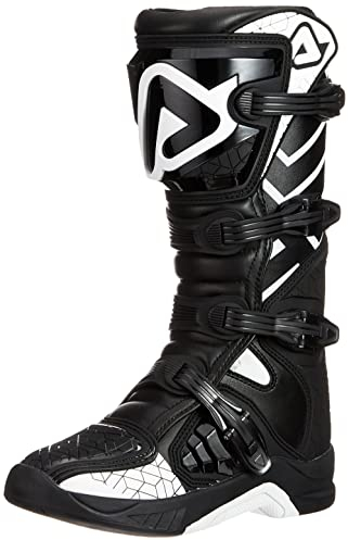 Acerbis 0022999.315.044 Stivale X-Team T.44, Nero/Bianco