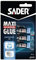 Sader Maxiglue Gel – Super Glue Universelle – Tous Matériaux – Colle de Réparation à Prise Rapide – Colle Extra Forte – Transparente – 3 Tubes de 1 g