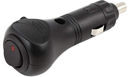 X AUTOHAUX DC 12V 24V Car Fused Cigarette Lighter Switch Power Socket Plug