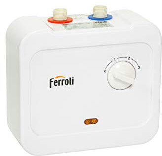 FERROLI FUS-5.5S Mini Instant Water Heater, Electric, Tank, 220 V, White