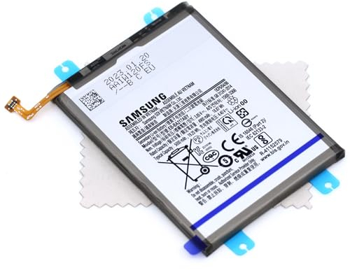 Akku für Samsung Original EB-BA217ABY für Samsung Galaxy A21s (A217F), Galaxy A12 (A125F), Galaxy A12s (A127F), A13 4G (A135F), M12 (M127F), A04s (A047F), A02 (A022F) mit mungoo Displayputztuch