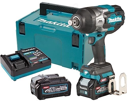 Makita TW001GM201 Avvitatore a percussione 40 V, 2x4.0Ah Max Batteria
