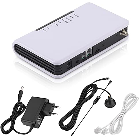 GSM Drahtloses Terminal, GatewayFestnetz drahtlos zu GSM-Telefonzelle Kompatibel mit 2G/GSM-Netzen, Festnetz Zugangs Plattform Telefonbox mit SMA Antenne, RJ-11 Telefonbuchse, Plug and Play