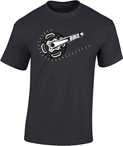 Fahrrad T-Shirt Herren : Bike - Mountainbike Shirt (Mausgrau L)