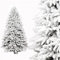 PLUS HOME Árbol de Navidad nevado Harry con Base Soporte metálica tamaño 150cm-386Puntas/Ramas.