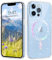 BENTOBEN Phone Case for iPhone 13 Pro Magnetic [Compatible with Mag safe], Clear Glitter Protective Cover Slim TPU Transparent Shockproof Bling Sparkly Phone Cover for iPhone 13 Pro 6.1''