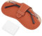 CREATCABIN Custodia Occhiali in Pelle Custodia Occhiali Sole Portatile Borsa Viaggio Leggera Sottile Occhiali Vista Borsa Panno per Pulizia in Fibra Pelle Scamosciata per Donna Uomo Cioccolato