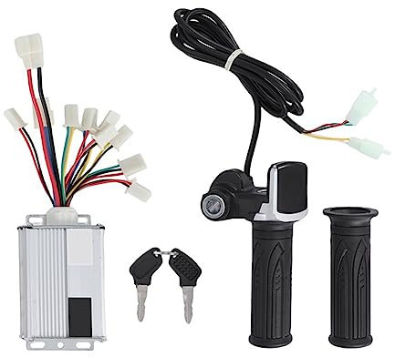 36V 1000W Scooter Elettrico Spazzolato Controller Motor+Throttle Twist Grip Kit Ricambi Ricambi per Scooter Elettrico Bicicletta E-Bike