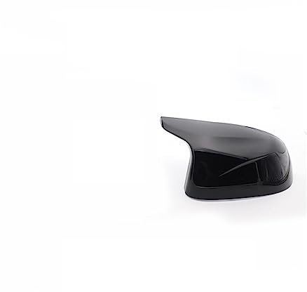 NOVSKI Rückspiegel Spiegelkappen für BMW F25 X3 F26 X4 F15 X5 F16 X6 2014-2018,Shell Borte Spiegelabdeckungen Ersatz Seitenspiegel Abdeckkappen AutoStylingZubehör.,C-1pc Black Left